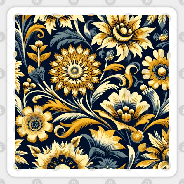 Yellow Flowers Sticker by Jenni Arts